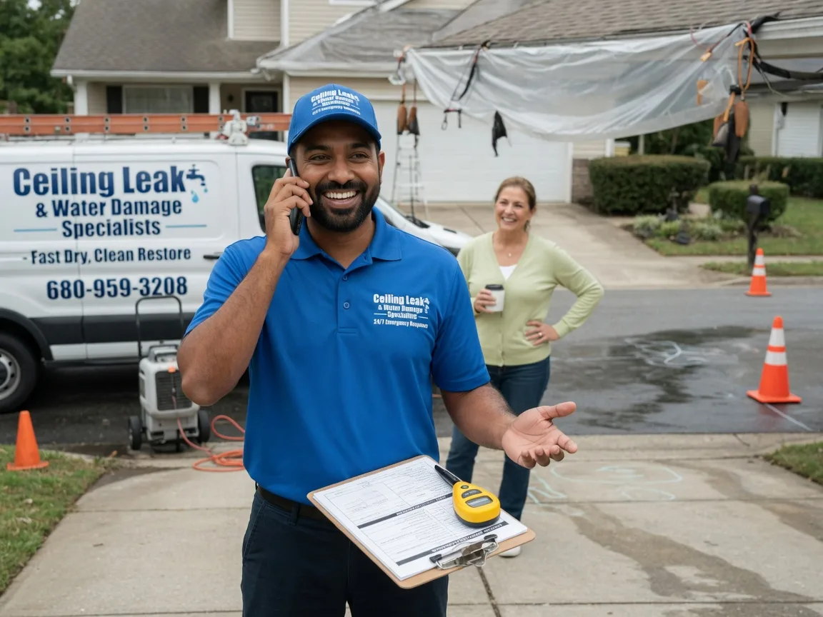 Ceiling Leak Cleanup Chase City, VA FAQs